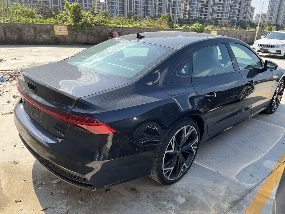 奧迪 奧迪A7L  2023款 45 TFSI quattro S-line 黑武士版圖片