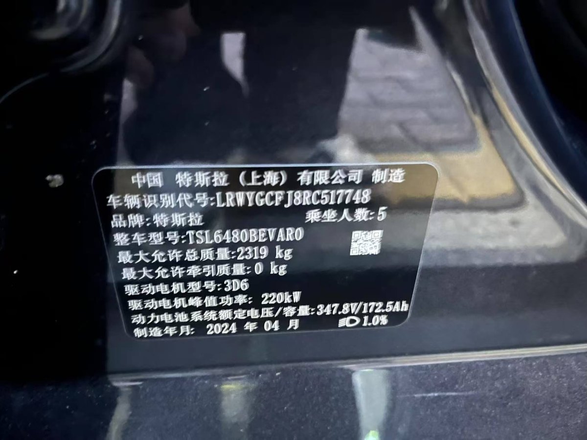 特斯拉 Model Y  2020款 改款 長續(xù)航后輪驅(qū)動版圖片