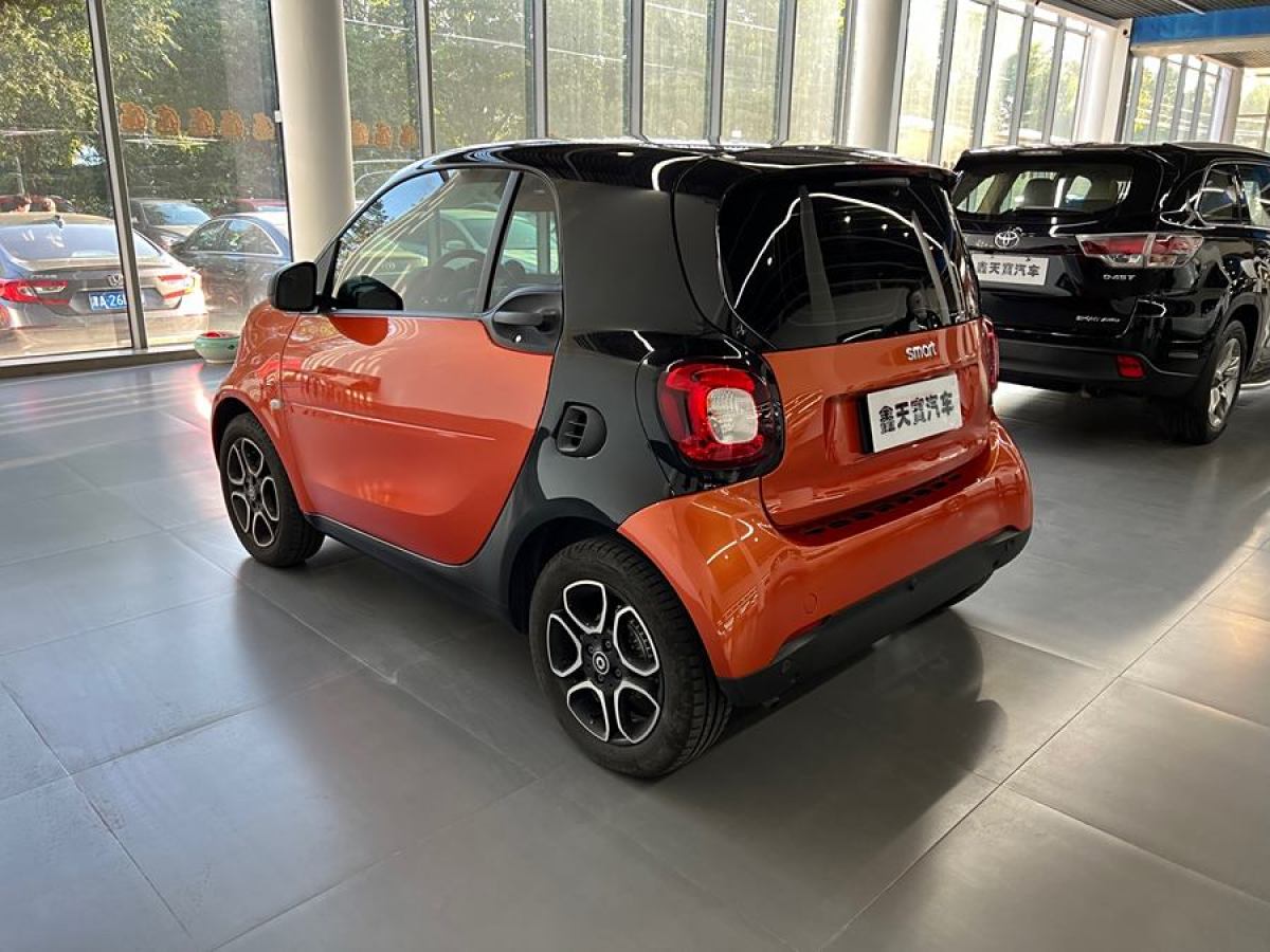 2019年10月smart fortwo  2019款 0.9T 66千瓦硬頂動擎版 國VI