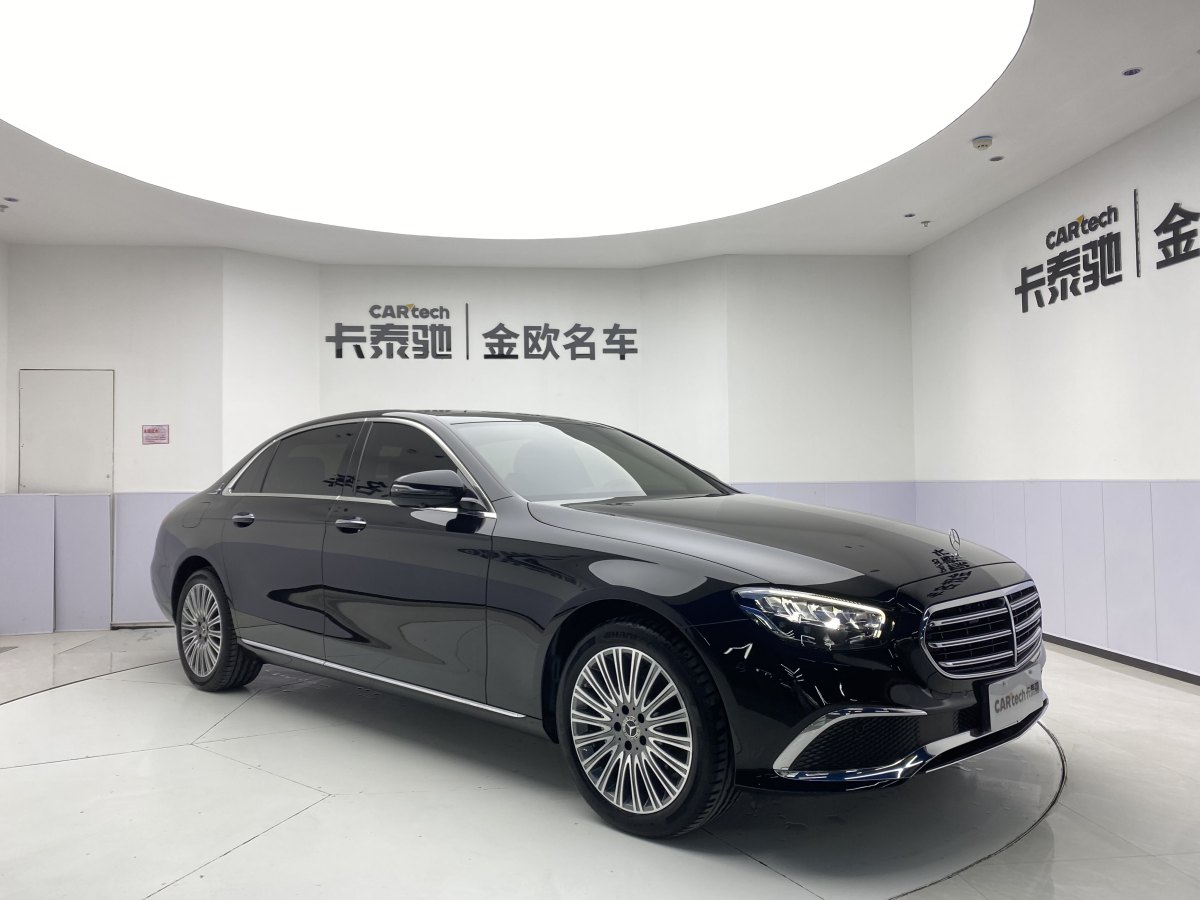 奔馳 奔馳E級  2021款 改款 E 300 L 時尚型圖片