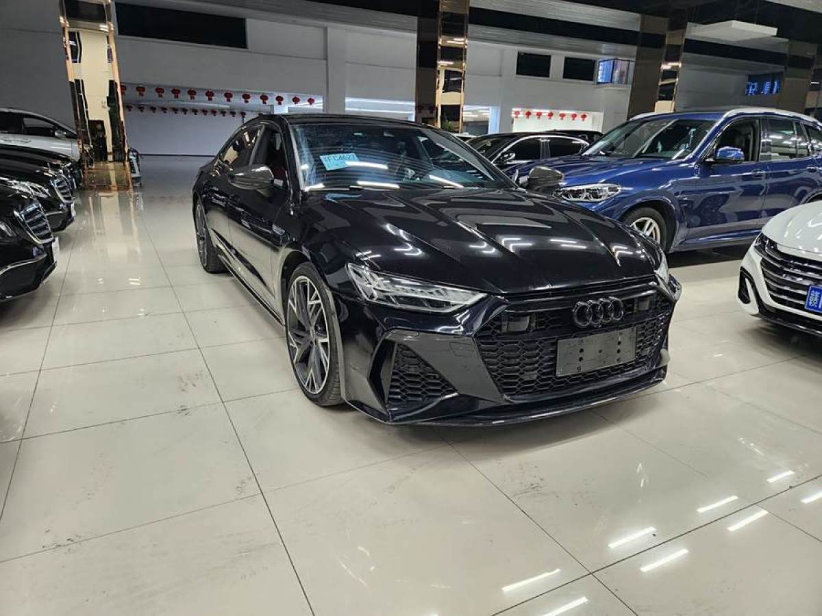 奧迪 奧迪A7L  2023款 45 TFSI quattro S-line 黑武士版圖片