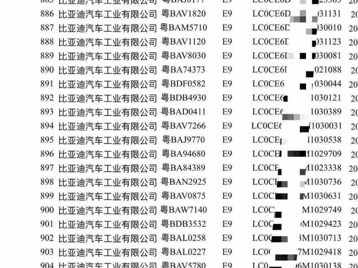 比亞迪 比亞迪e9  2022款 商務(wù)版圖片