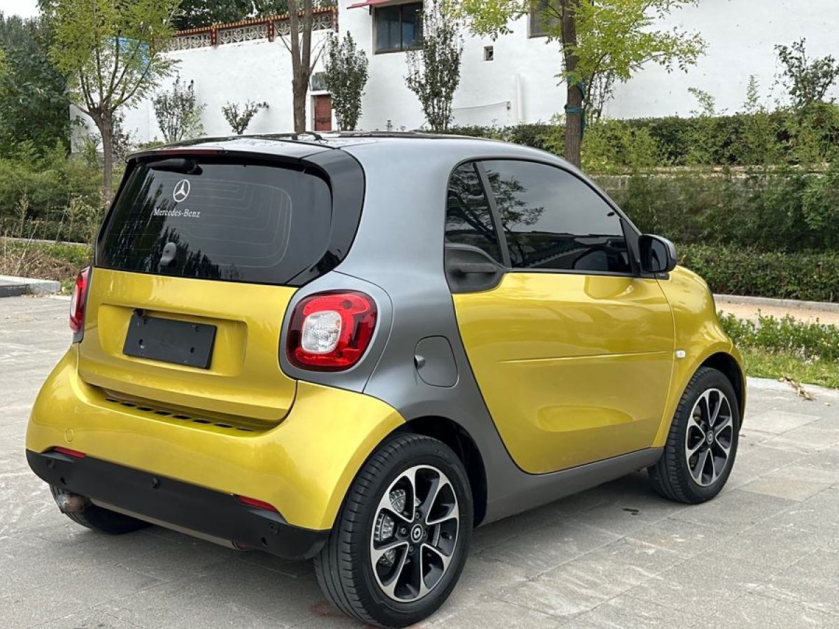 2017年10月smart fortwo  2017款 1.0L 52千瓦灰引力特別版