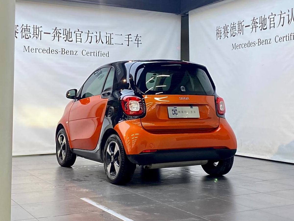 2018年10月smart fortwo  2018款 1.0L 52千瓦硬頂激情版