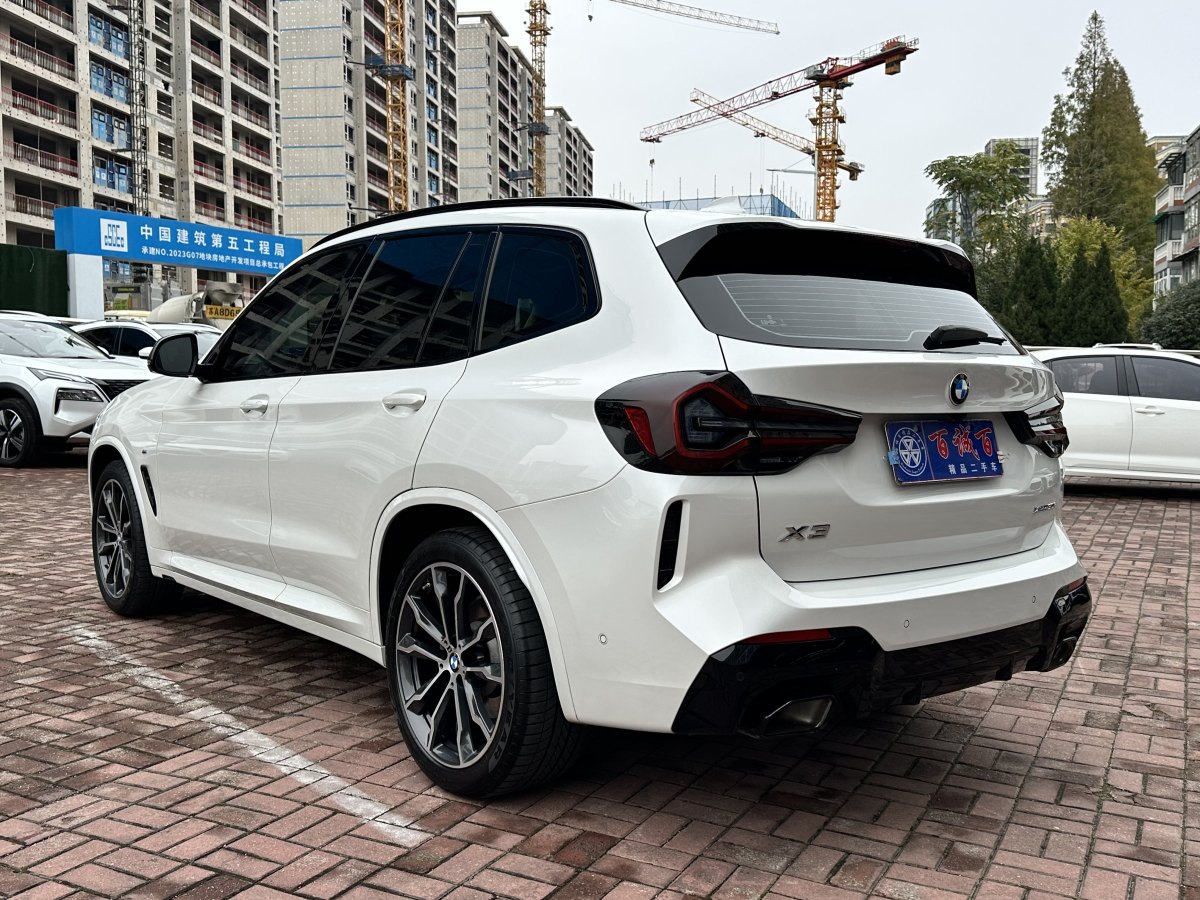 寶馬 寶馬X3  2022款 改款 xDrive30i 領(lǐng)先型 M曜夜套裝圖片