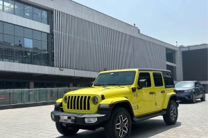 牧馬人新能源 Jeep 四門 2.0T 4xe 撒哈拉 螢光黃限量版