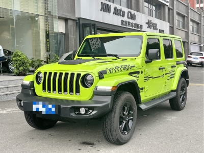 牧马人(进口)图片 jeep 20t 高地 阿拉斯加极光绿特别版