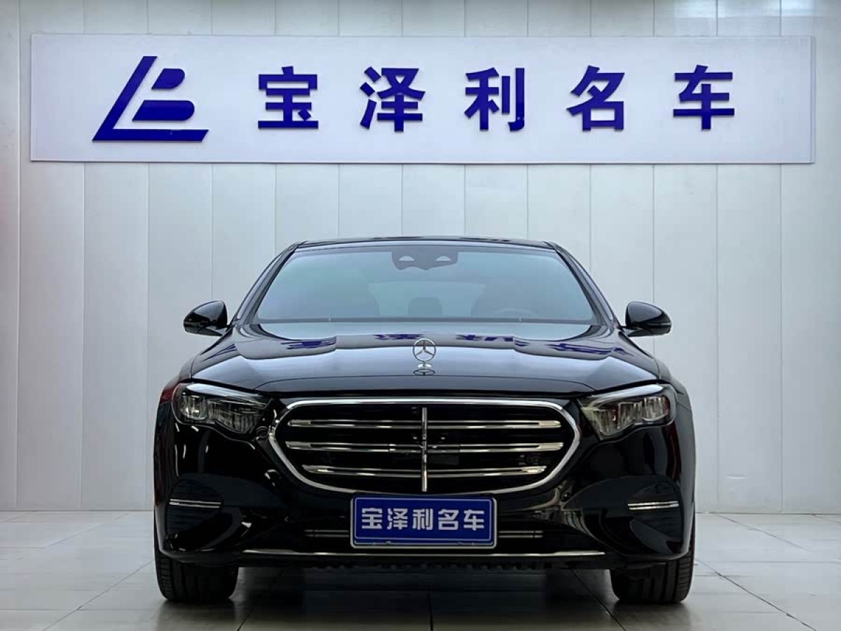 奔馳 奔馳E級  2024款 改款 E 300 L 時尚型圖片