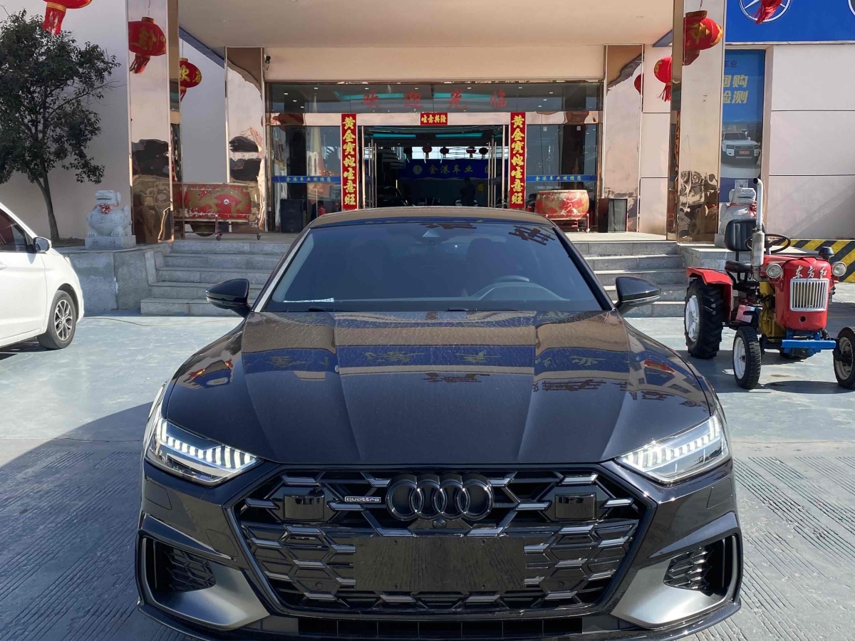 奧迪 奧迪A7L  2024款 45 TFSI quattro 黑武士版圖片