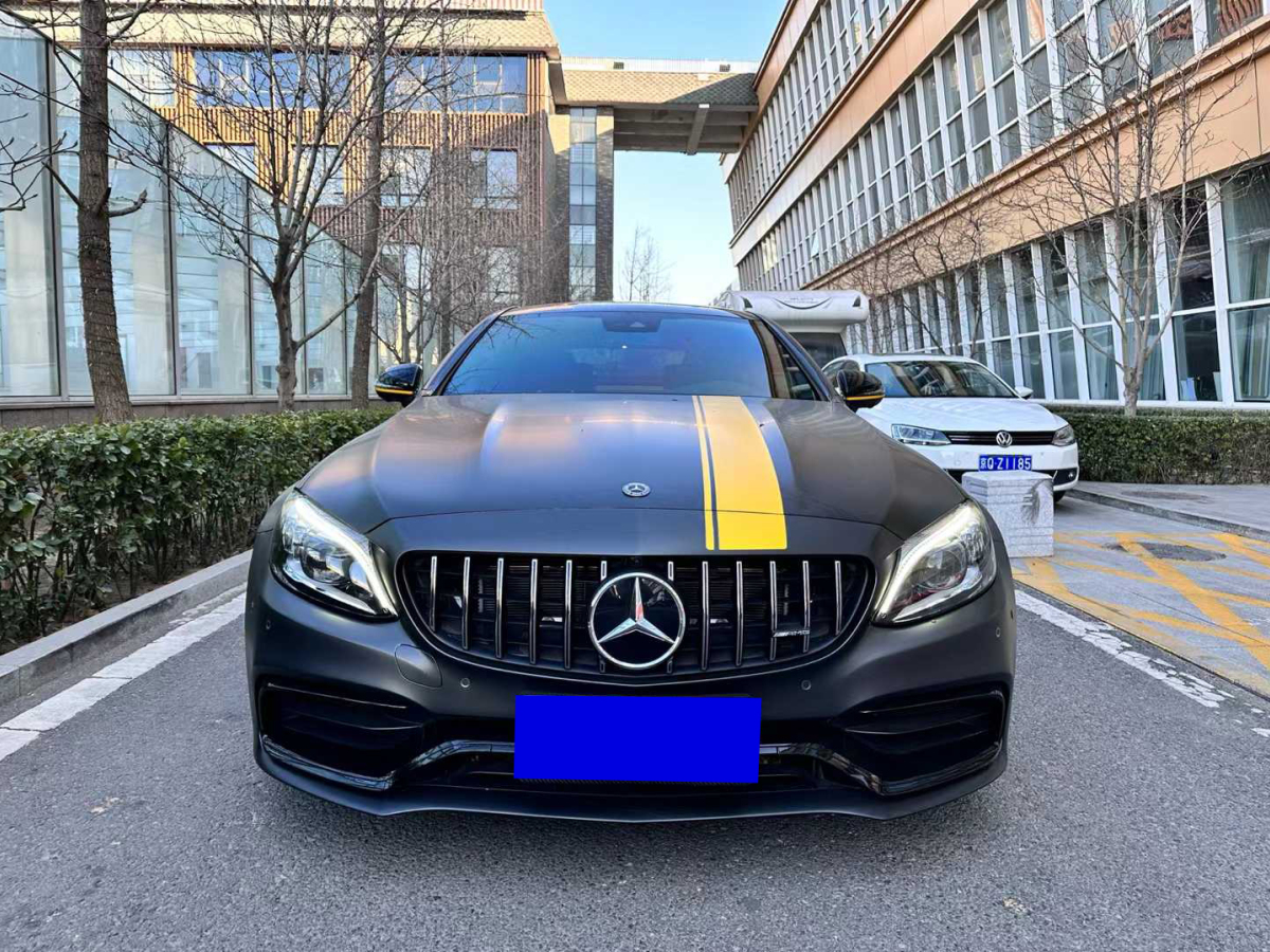 奔馳 奔馳C級AMG  2021款 AMG C 63 轎跑車 暗夜特別版圖片