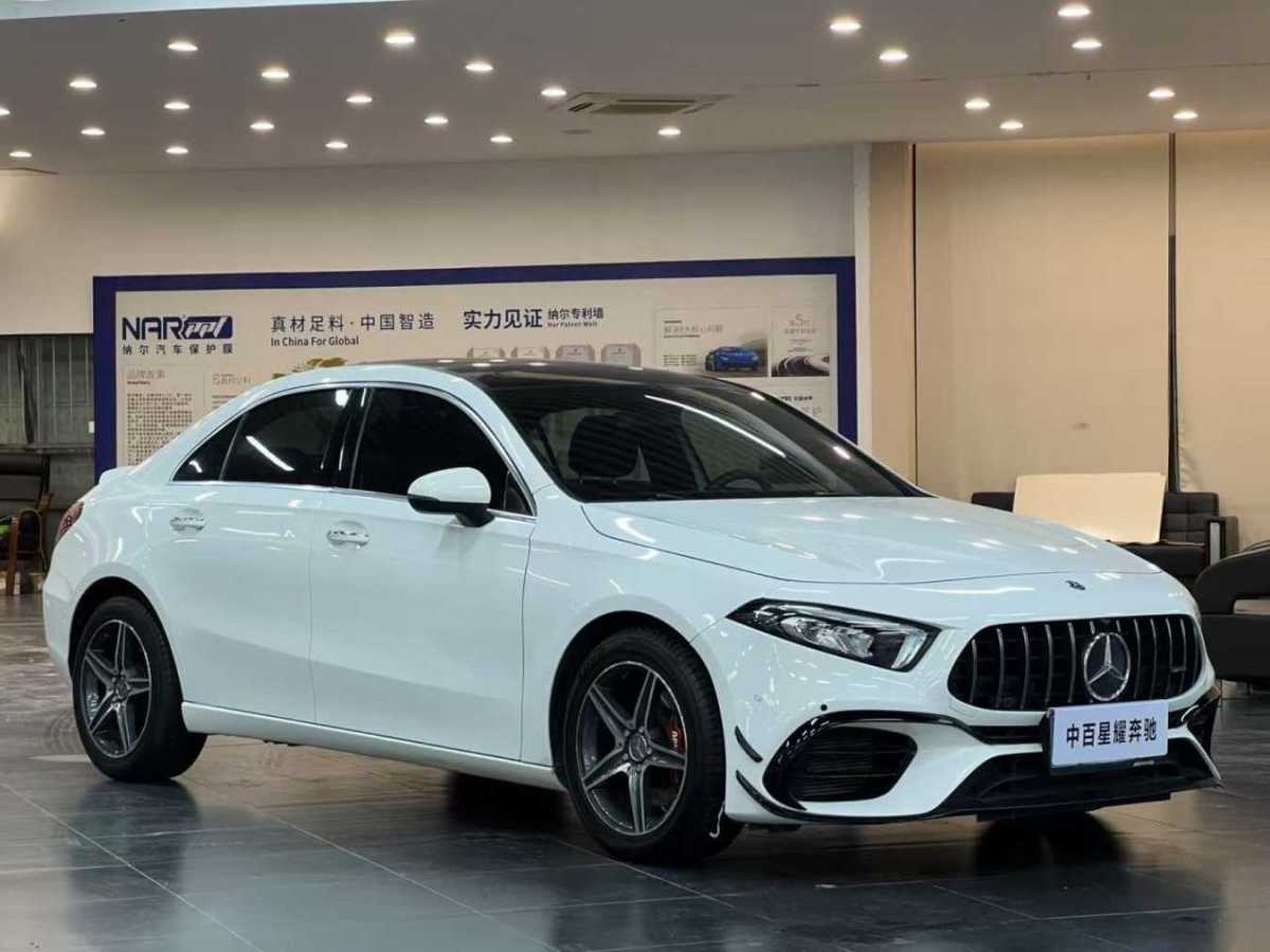 奔馳 奔馳A級  2019款  改款 A 200 L 運動轎車圖片