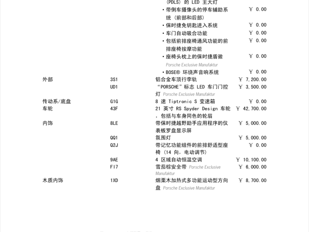 保時(shí)捷 Cayenne  2019款 Cayenne 3.0T圖片