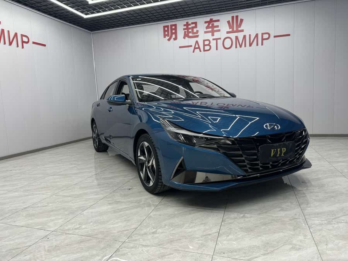 現(xiàn)代 伊蘭特  2021款 1.5L LUX尊貴版圖片