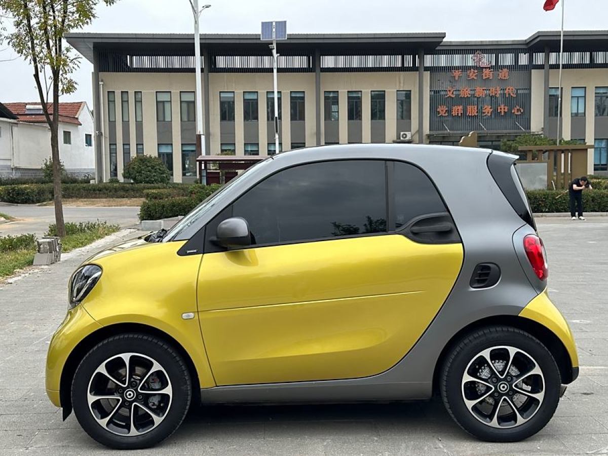 2017年10月smart fortwo  2017款 1.0L 52千瓦灰引力特別版