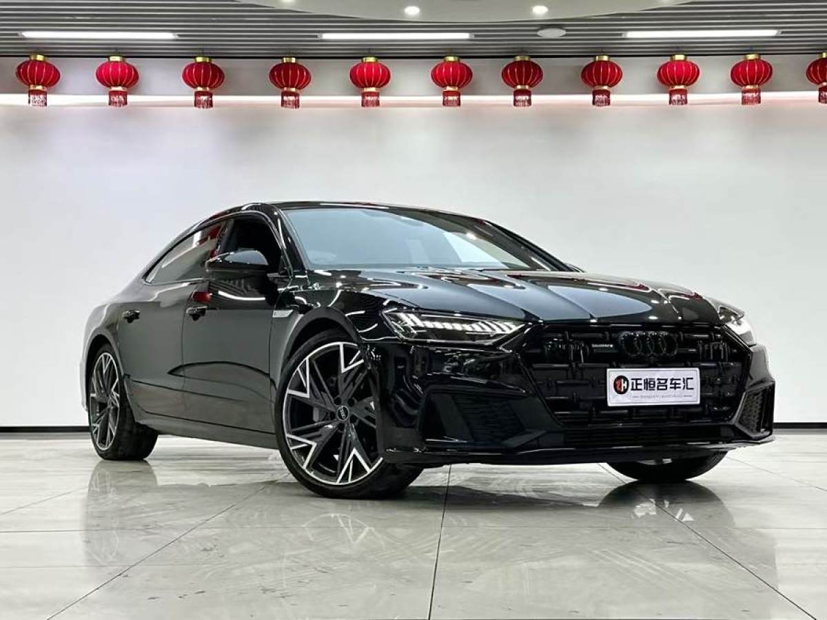 奧迪 奧迪A7L  2023款 45 TFSI quattro S-line 黑武士版圖片