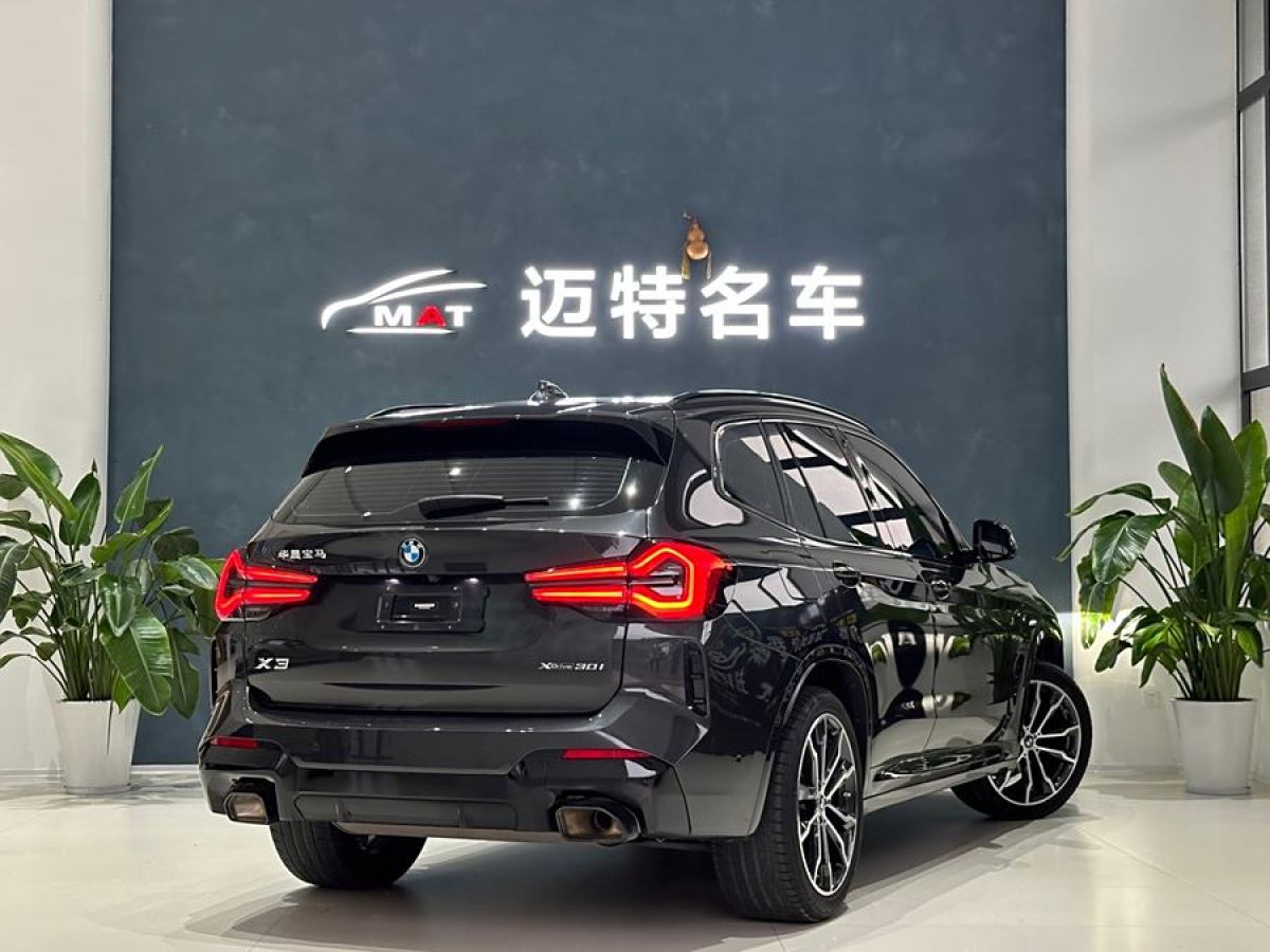 寶馬 寶馬X3  2022款 xDrive30i 領(lǐng)先型 M曜夜套裝圖片