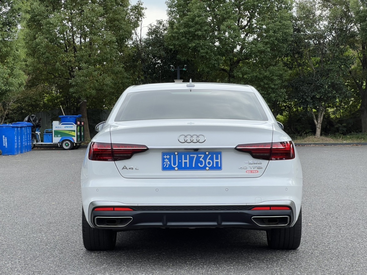 2022年8月奧迪 奧迪A4L  2022款 40 TFSI 時尚致雅型