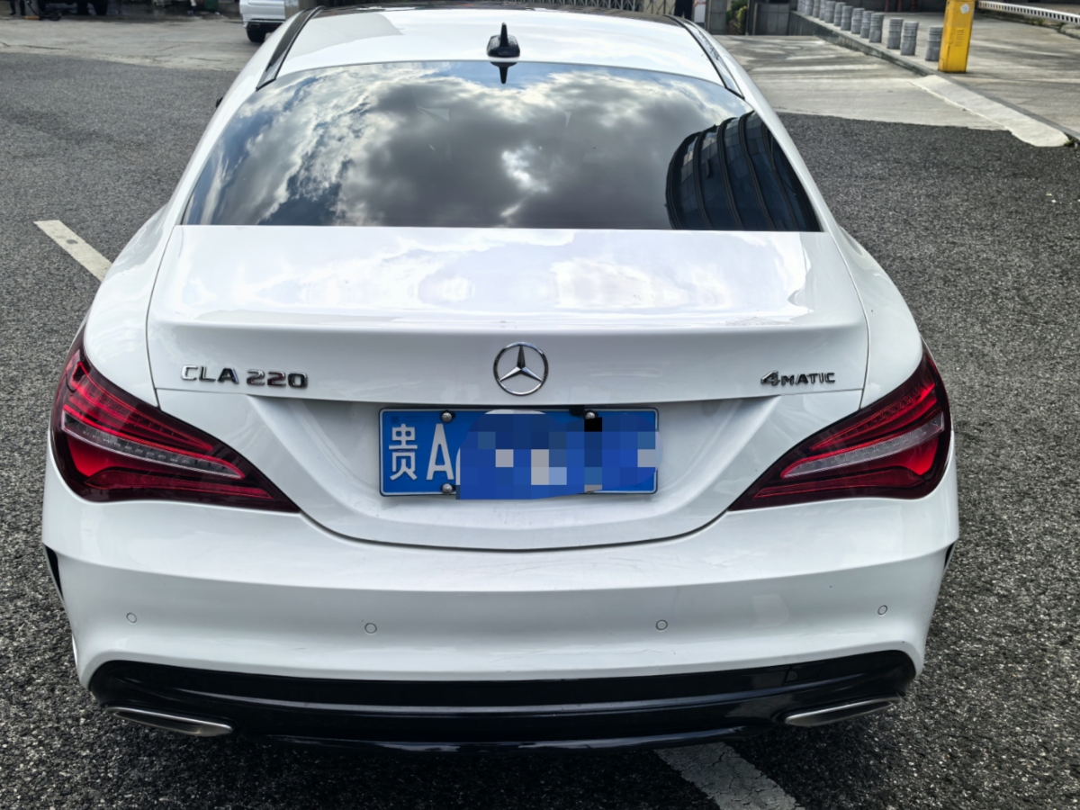 2018年4月奔馳 奔馳CLA級  2018款 CLA 220 4MATIC