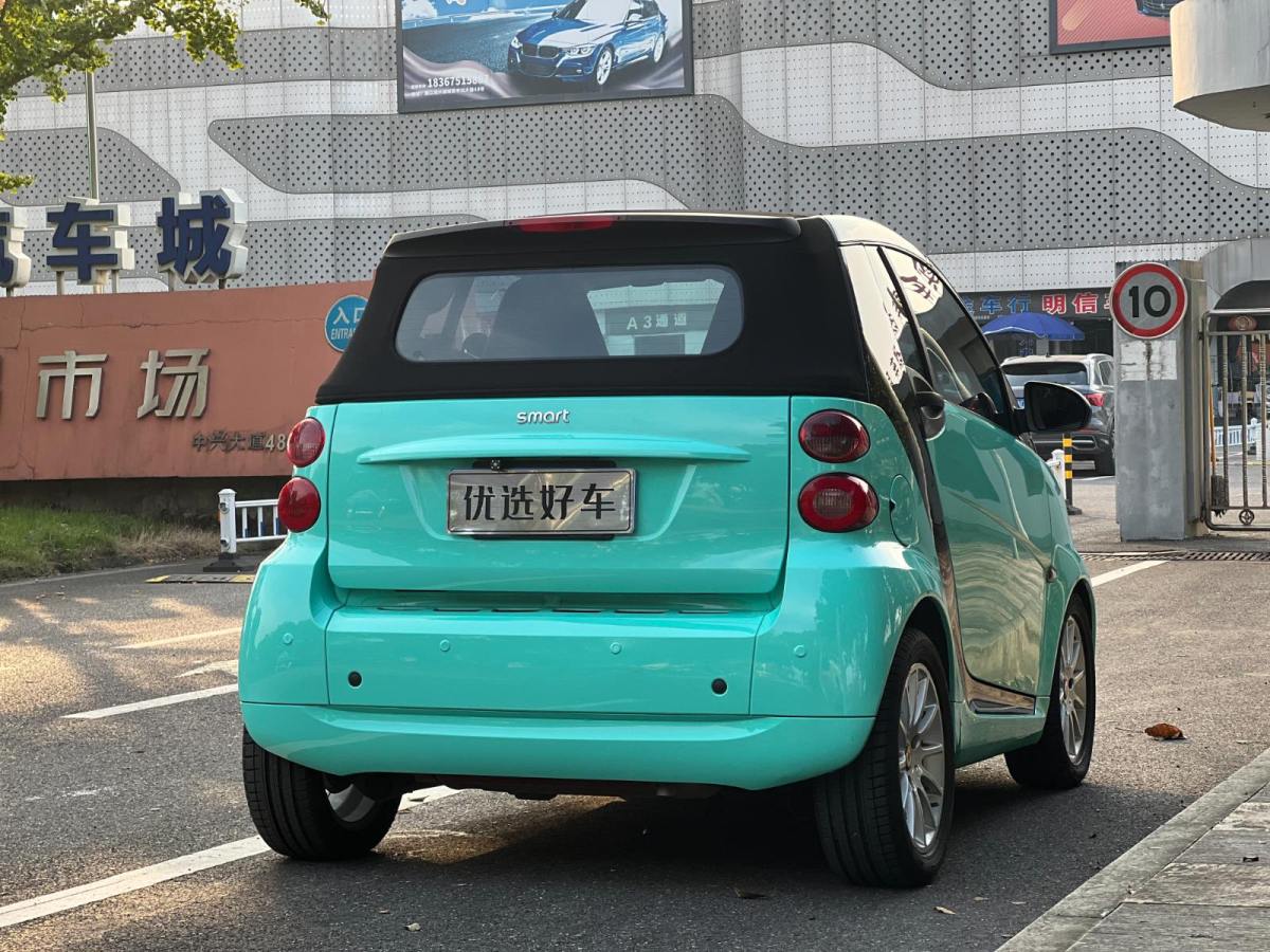 2016年8月smart fortwo  2012款 1.0 MHD 敞篷激情版