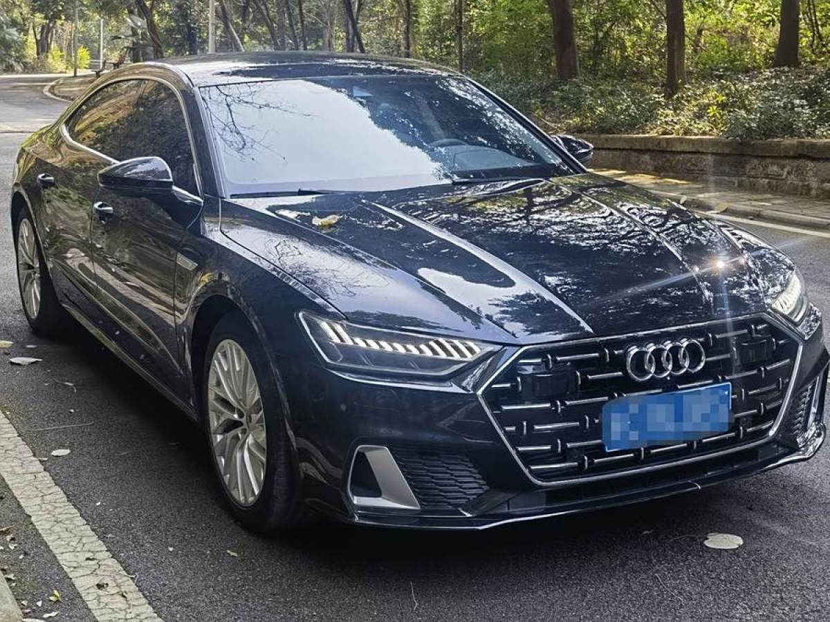 奧迪 奧迪A7L  2024款 45TFSI S-line 筑夢(mèng)型 流晶套裝圖片