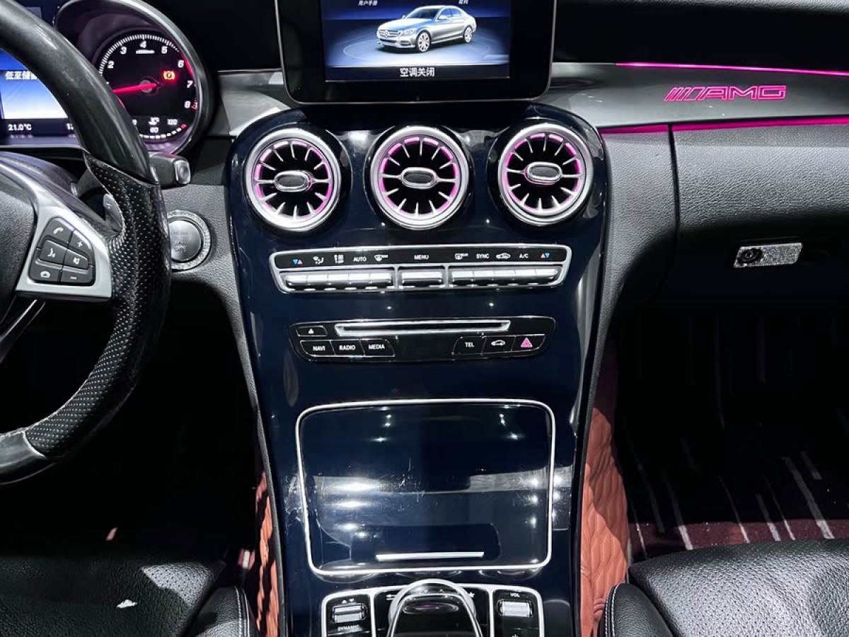 奔馳 奔馳C級  2016款 C 200 L 4MATIC 運(yùn)動版圖片