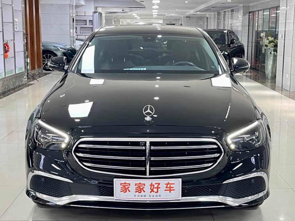 奔馳 奔馳E級  2021款 改款 E 300 L 時尚型圖片