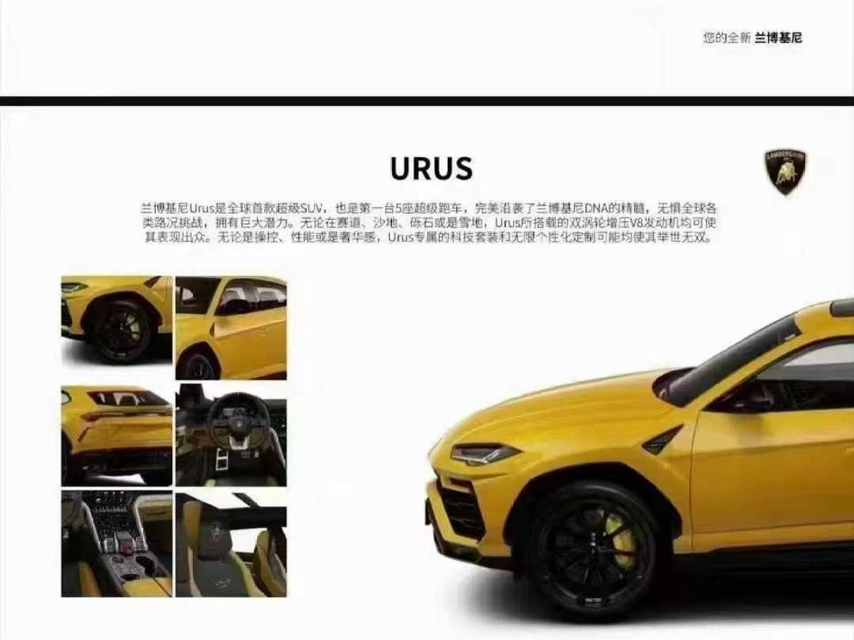 蘭博基尼 Urus  2021款 4.0T V8圖片