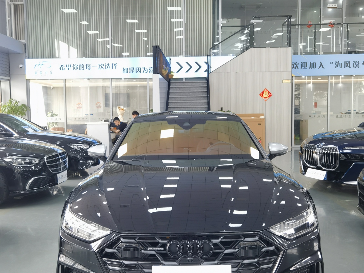 奧迪 奧迪A7L  2024款 45 TFSI quattro 黑武士版圖片