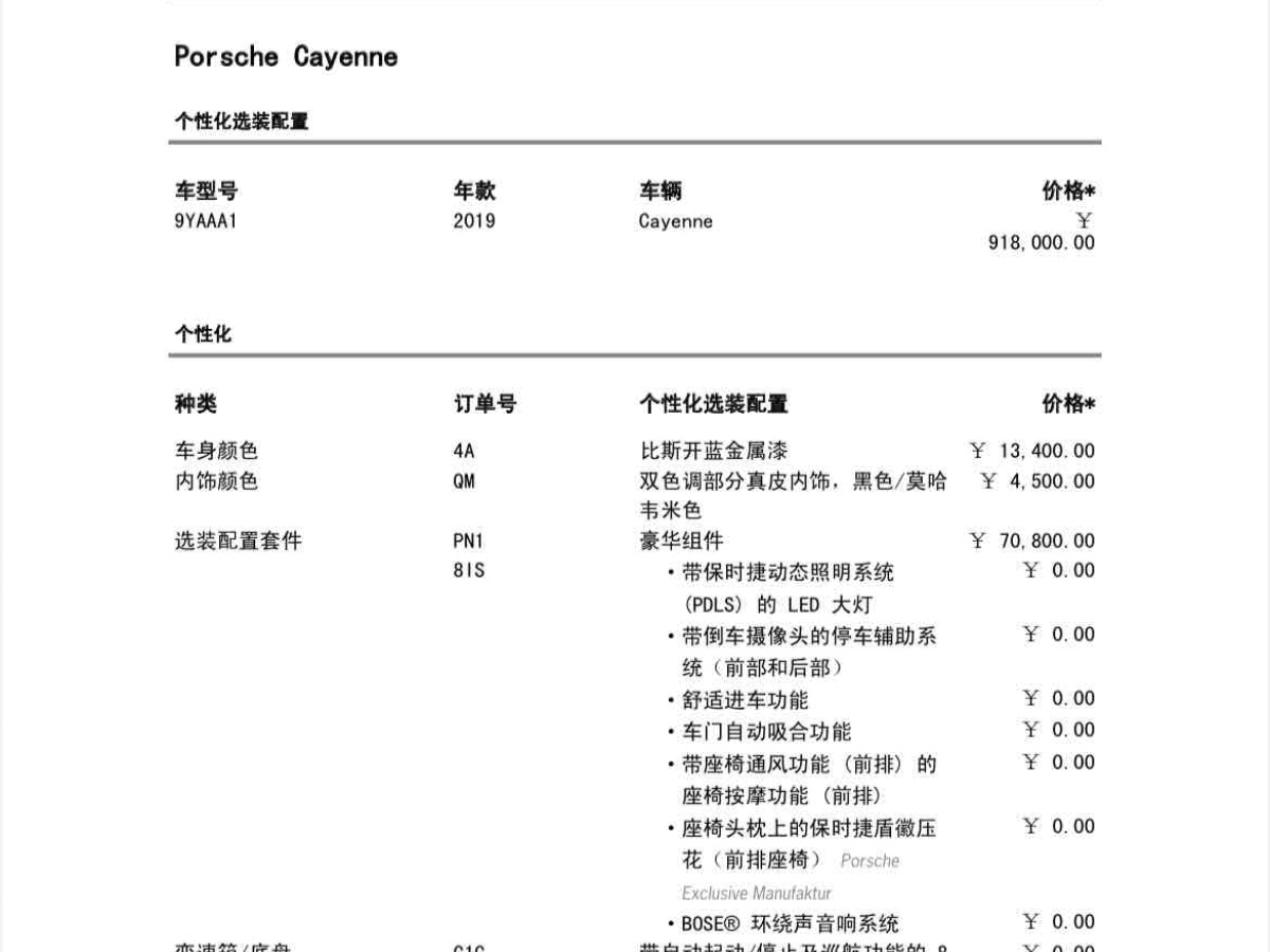 保時捷 Cayenne  2018款 Cayenne 3.0T圖片