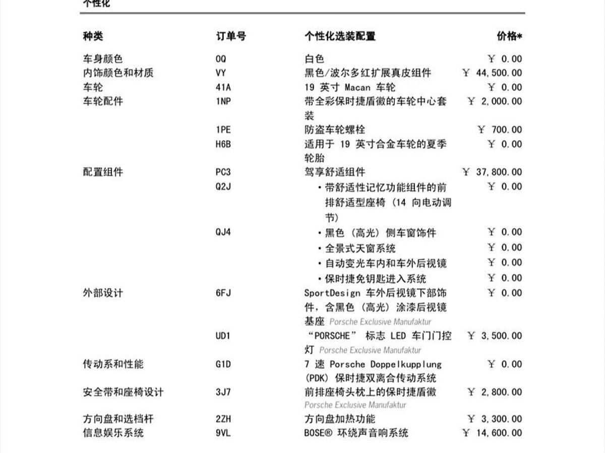 保時捷 Macan  2023款 Macan 2.0T圖片