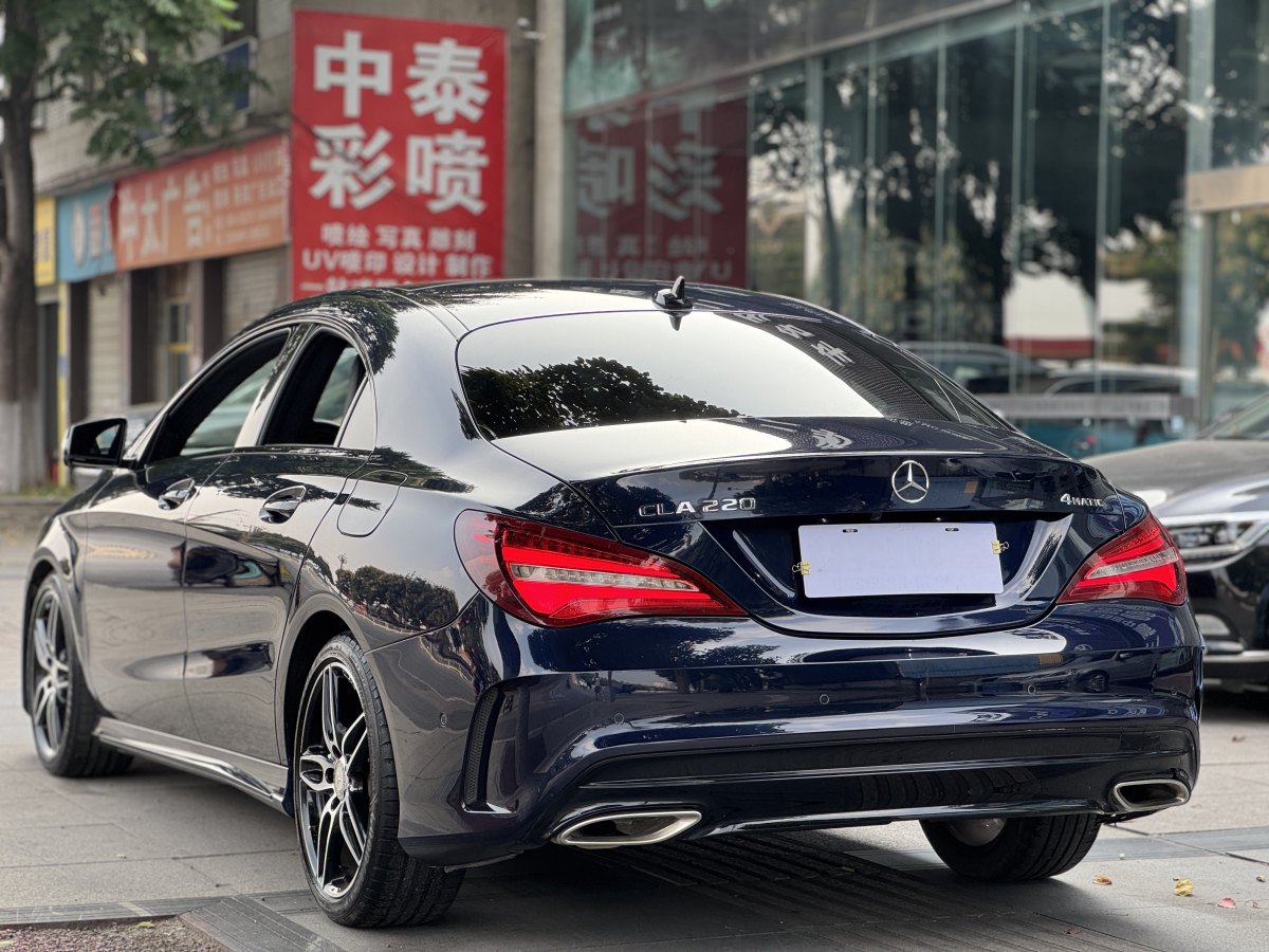 2017年5月奔馳 奔馳CLA級(jí)  2018款 CLA 220 4MATIC