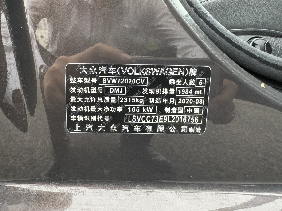 大眾 輝昂  2019款  380TSI 兩驅(qū)商務(wù)版 國VI圖片