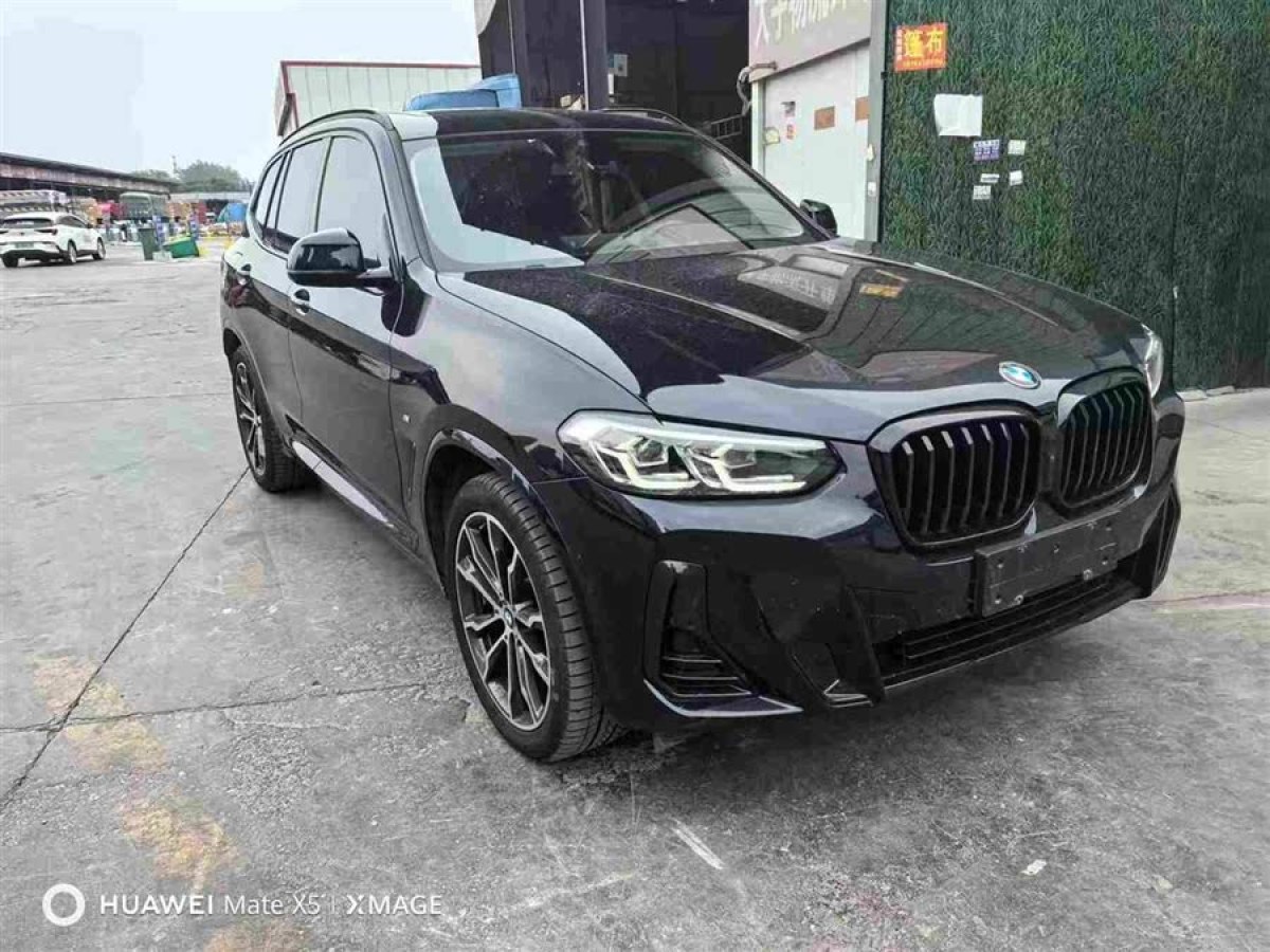 寶馬 寶馬X3  2022款 改款 xDrive30i 領(lǐng)先型 M曜夜套裝圖片