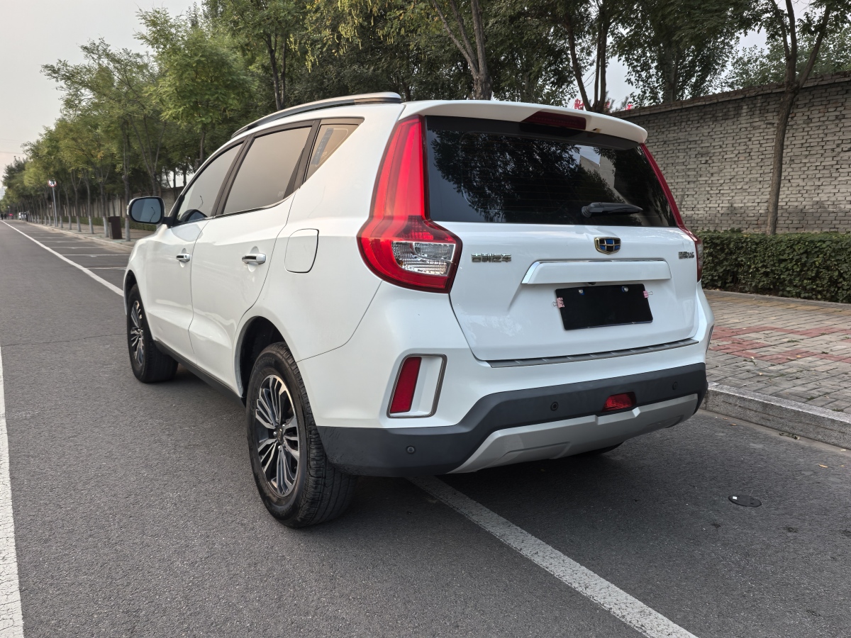 2018年5月吉利 遠(yuǎn)景SUV  2016款 1.8L 手動(dòng)豪華型