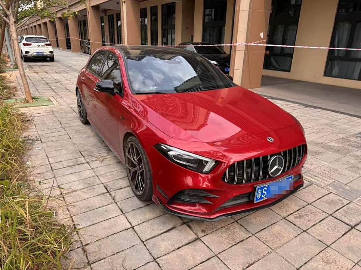 奔馳 奔馳A級AMG  2020款 改款 AMG A 35 4MATIC 先型特別版圖片