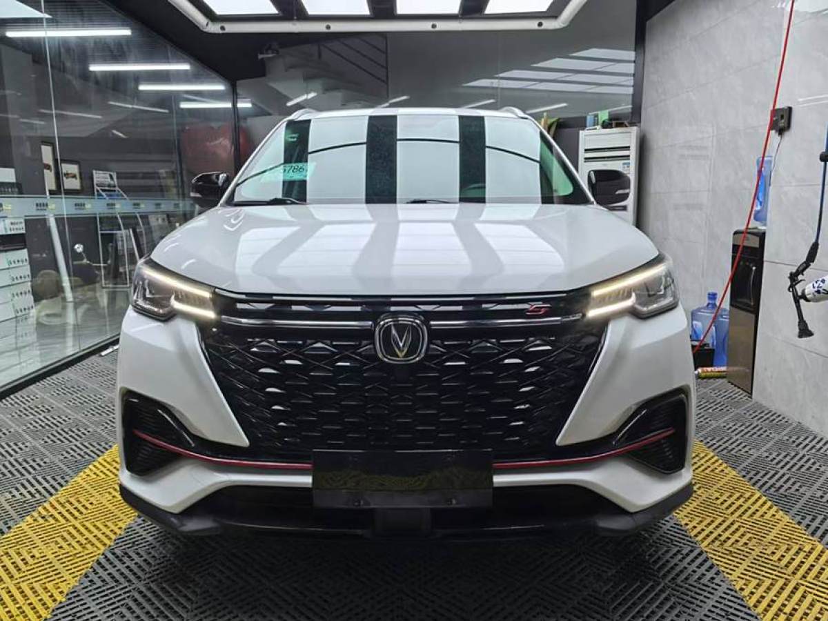 2021年2月長(zhǎng)安 CS55 PLUS  2021款 藍(lán)鯨版 1.5T DCT豪華型