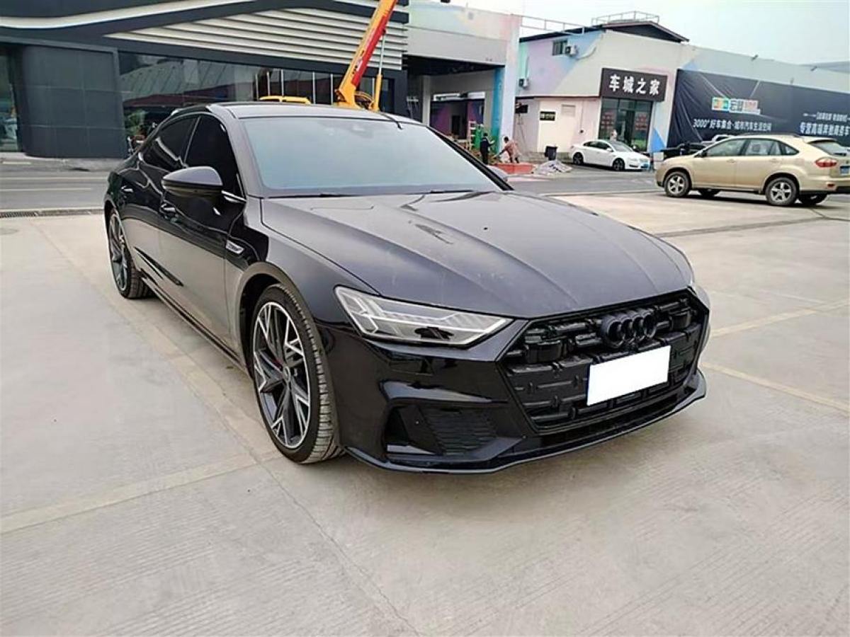 奧迪 奧迪A7L  2023款 45 TFSI quattro S-line 黑武士版圖片