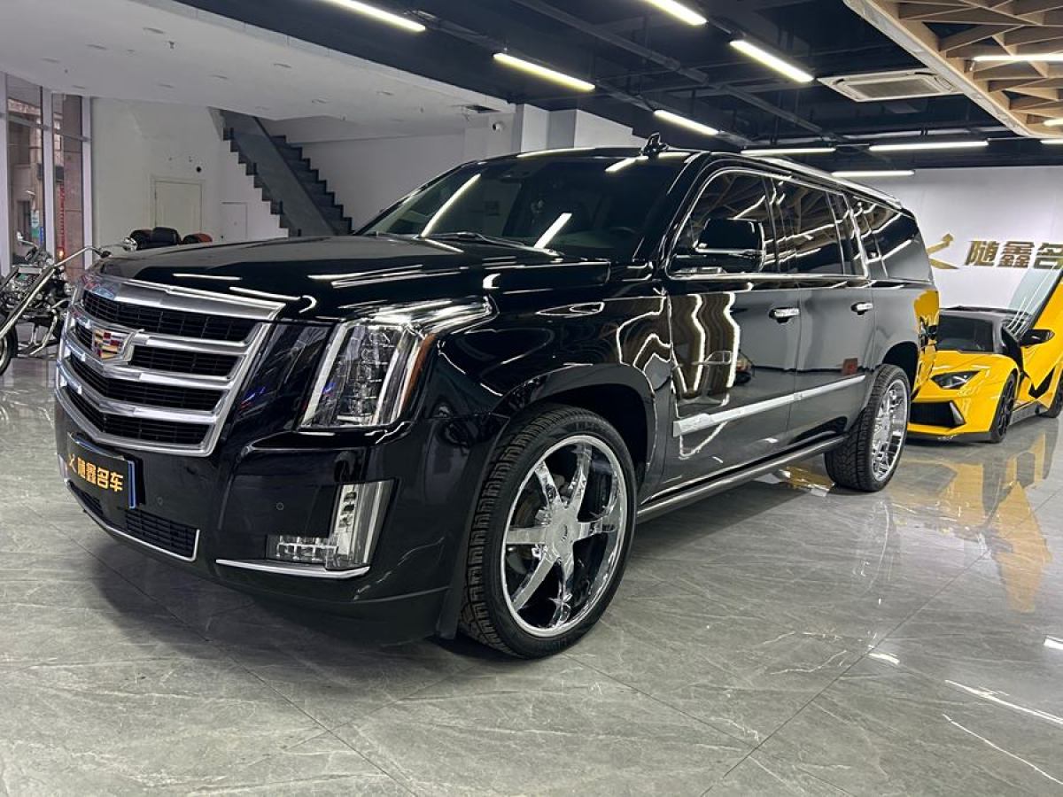 2016年4月凱迪拉克 凱雷德ESCALADE  2017款 6.2L ESV鉑金版加長(zhǎng)型