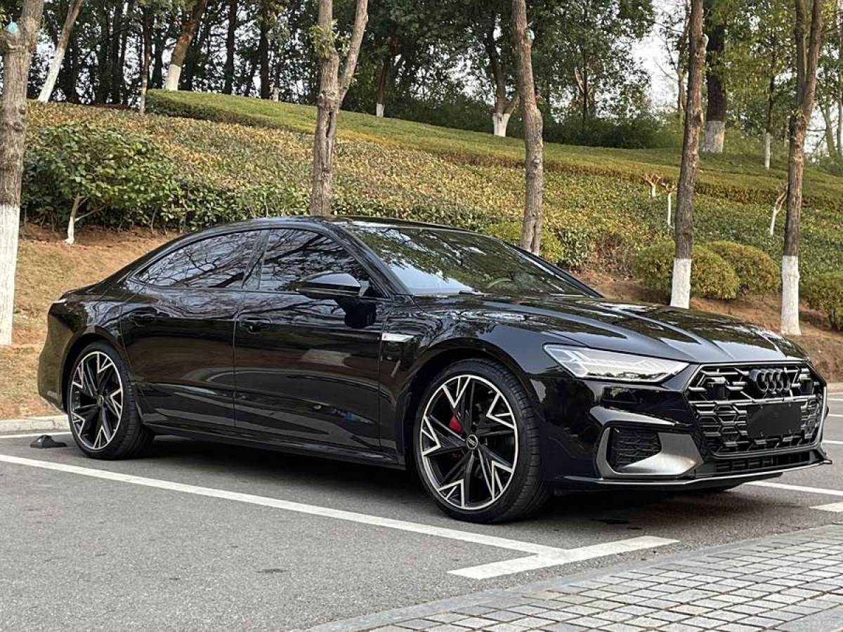 奧迪 奧迪A7L  2024款 45 TFSI quattro S-line 黑武士版圖片