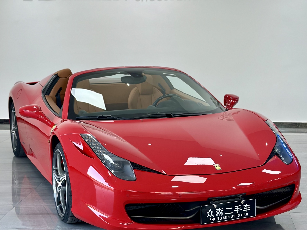 法拉利 458  2013款 4.5L Spider圖片