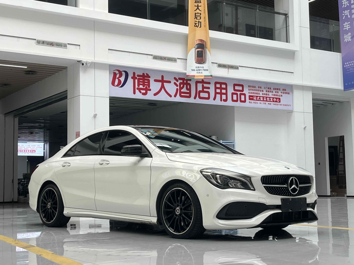 2018年4月奔馳 奔馳CLA級(jí)  2017款 改款 CLA 220 4MATIC