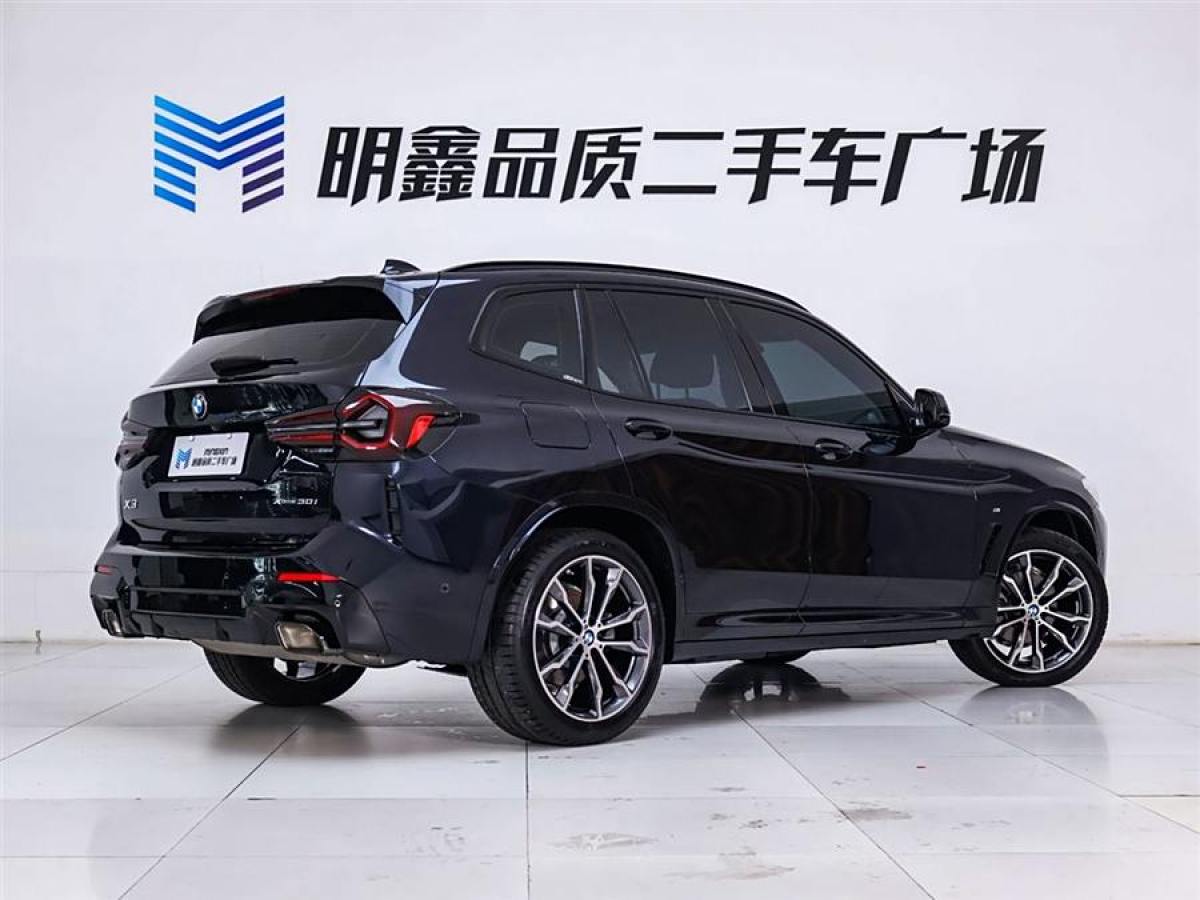 寶馬 寶馬X3  2023款 改款 xDrive30i 領(lǐng)先型 M曜夜套裝圖片