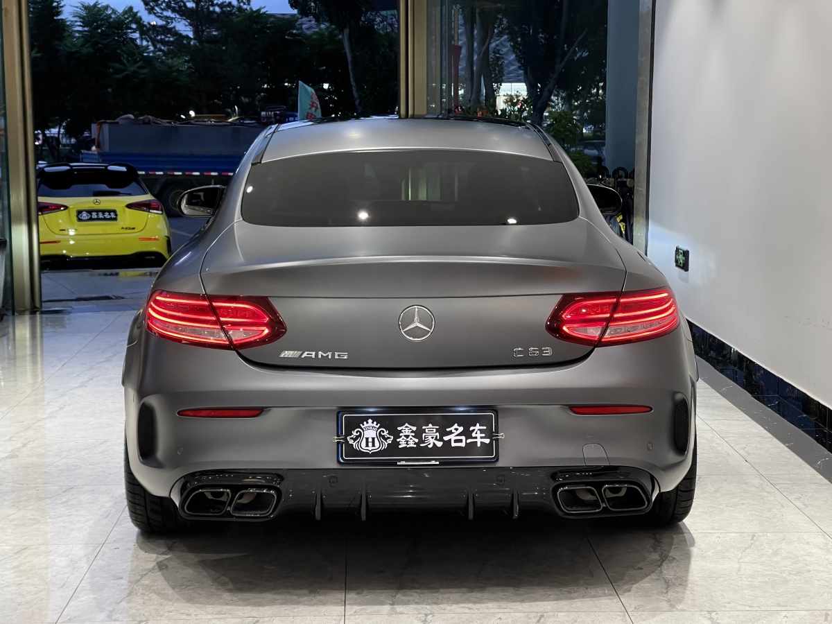 奔馳 奔馳C級(jí)AMG  2019款 AMG C 63 轎跑車圖片