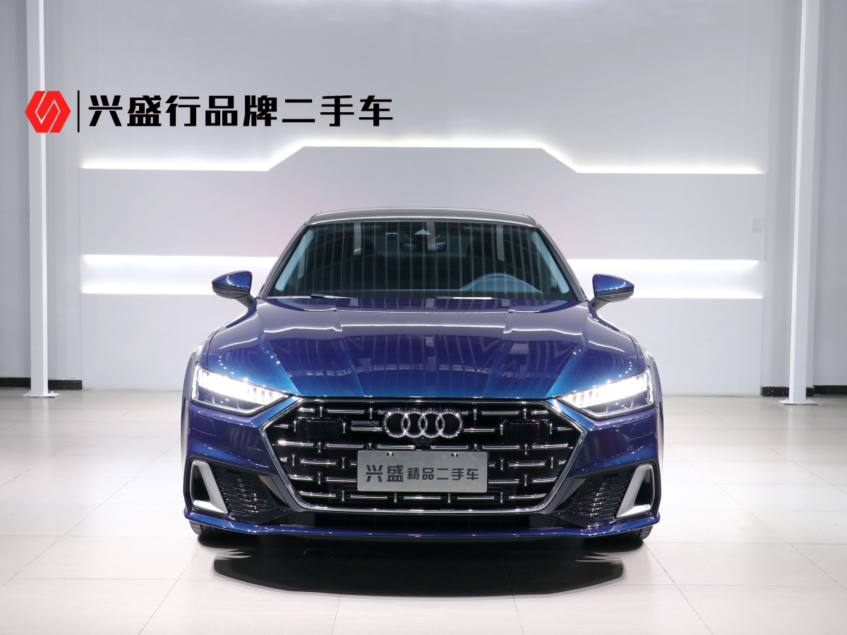 2024年9月奧迪 奧迪A7L  2024款 45TFSI quattro S-line 見(jiàn)遠(yuǎn)型 流晶套裝