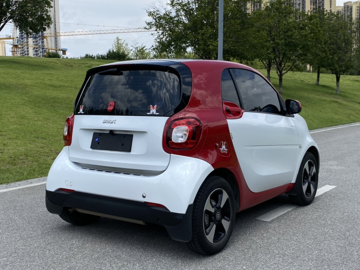 2018年09月smart fortwo  2018款 1.0L 52千瓦硬頂激情版