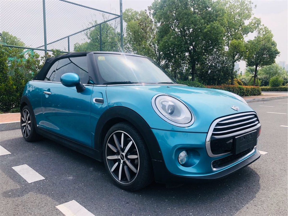 mini mini 2016款 1.5t cooper cabrio 加勒比藍限量版圖片