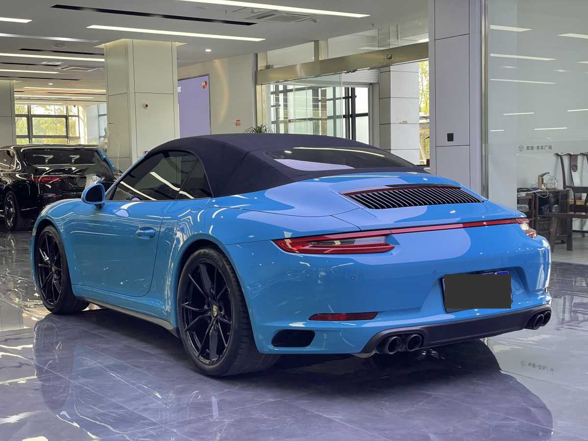 保時(shí)捷 911  2016款 Carrera 4 Cabriolet 3.0T圖片