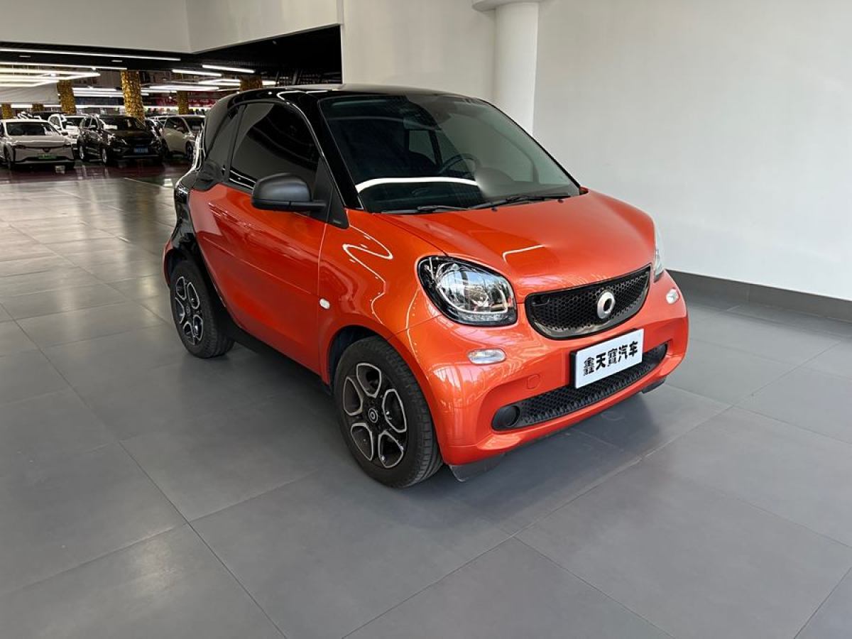 2019年10月smart fortwo  2019款 0.9T 66千瓦硬頂動擎版 國VI