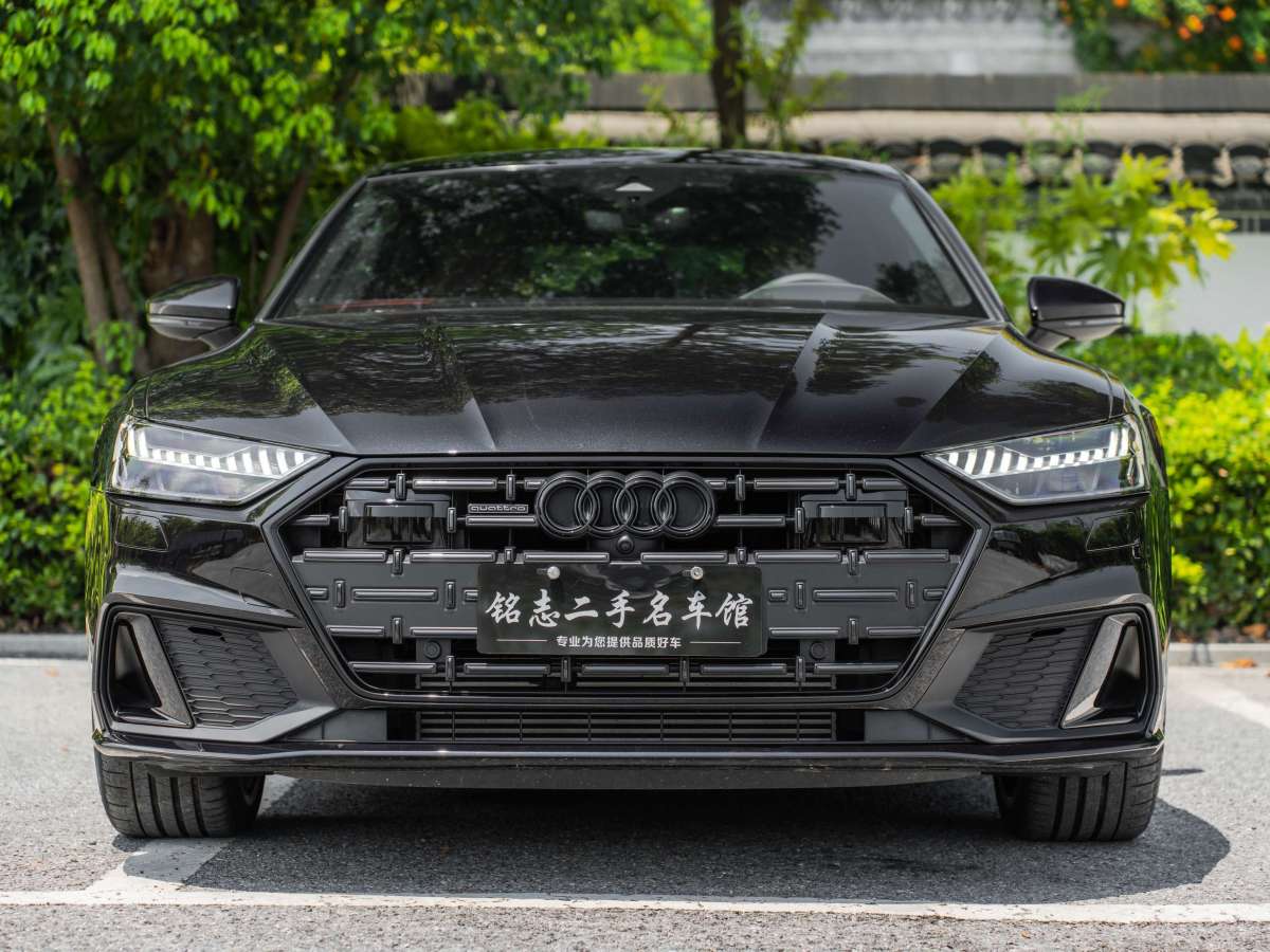 2024年1月奧迪 奧迪A7L  2023款 45 TFSI quattro S-line 黑武士版