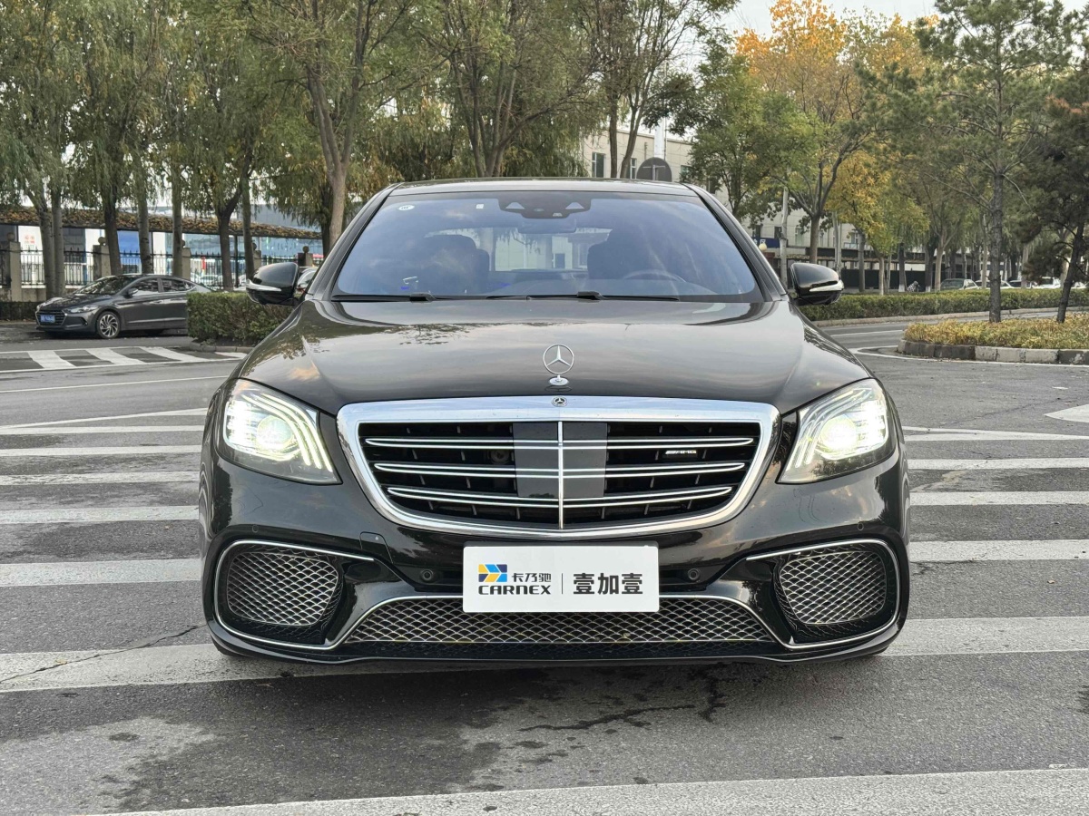 2019年6月奔馳 奔馳S級(jí)AMG  2018款 AMG S 63 L 4MATIC+